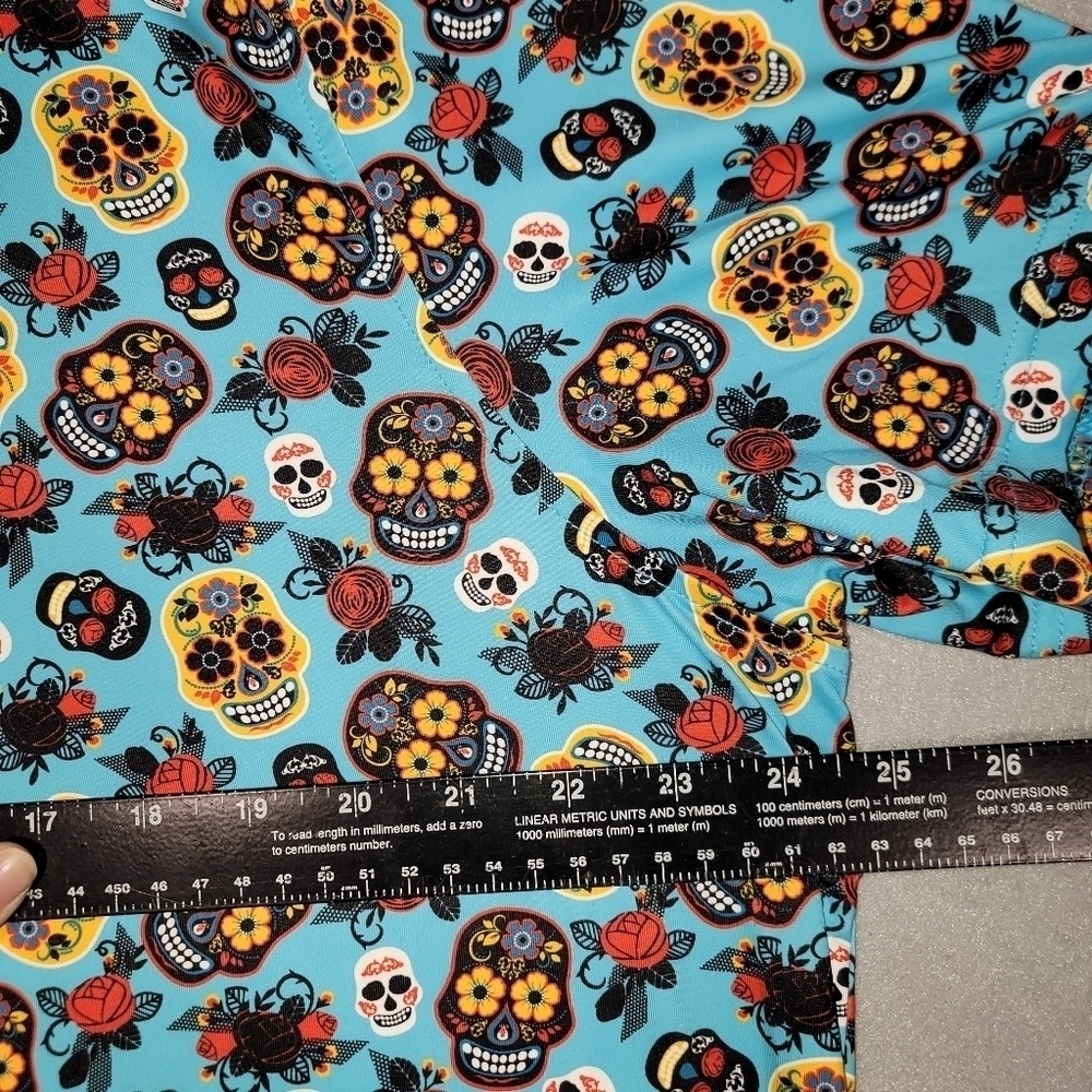 1764 Signature Performance Golf Polo Sugar Skull Sugar Dance SV16324 Size XL - Picture 4 of 10